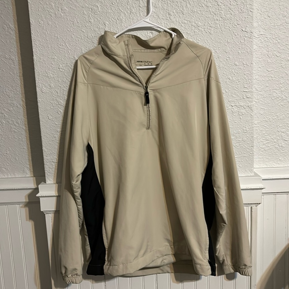 Men’s Nike Golf Tan Wind Breaker